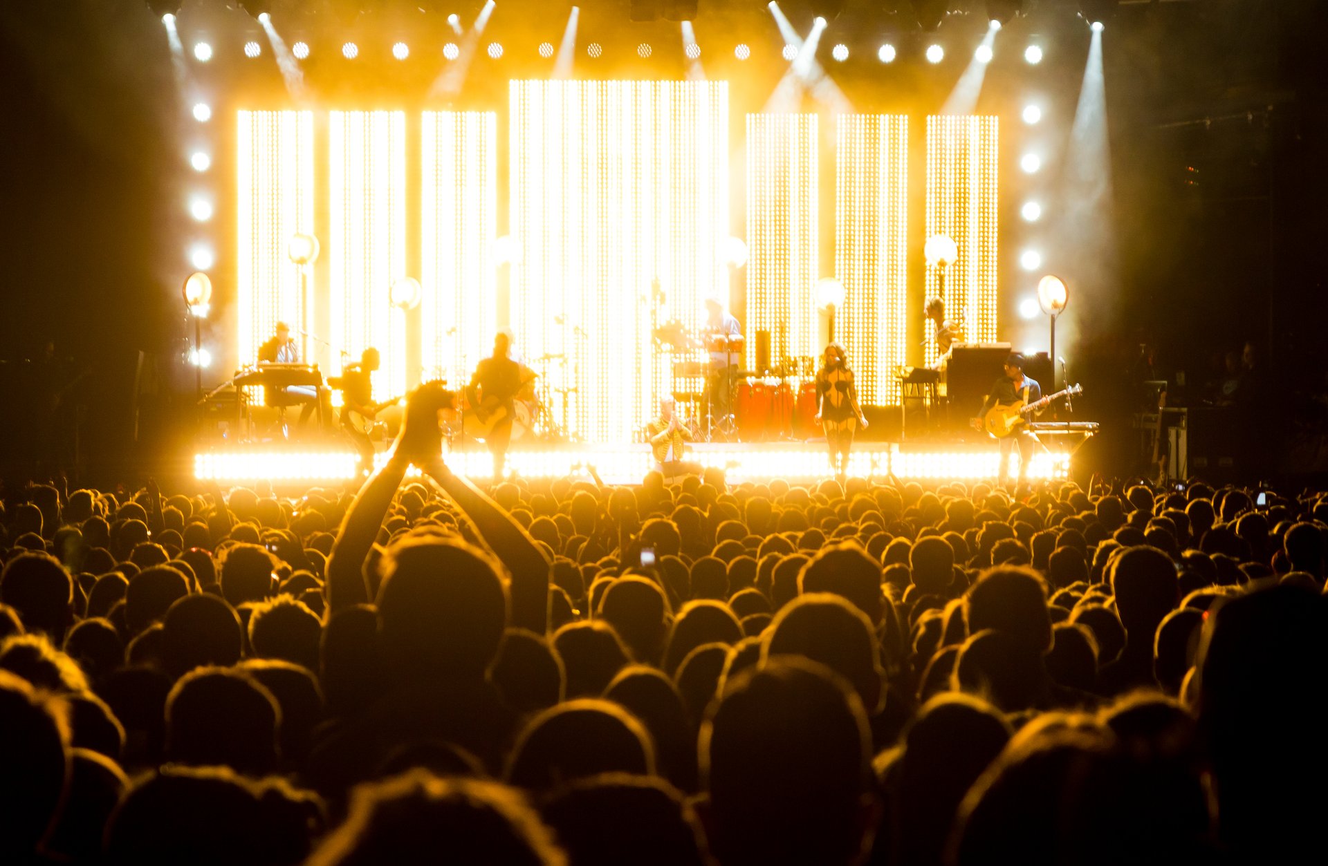 Koncert i tivoli om aftenenen