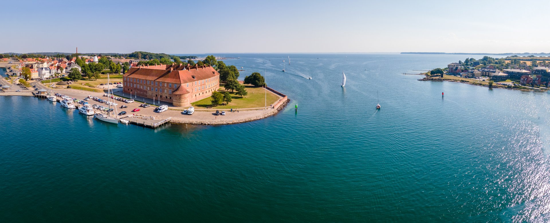 Luftfoto af Sønderborg