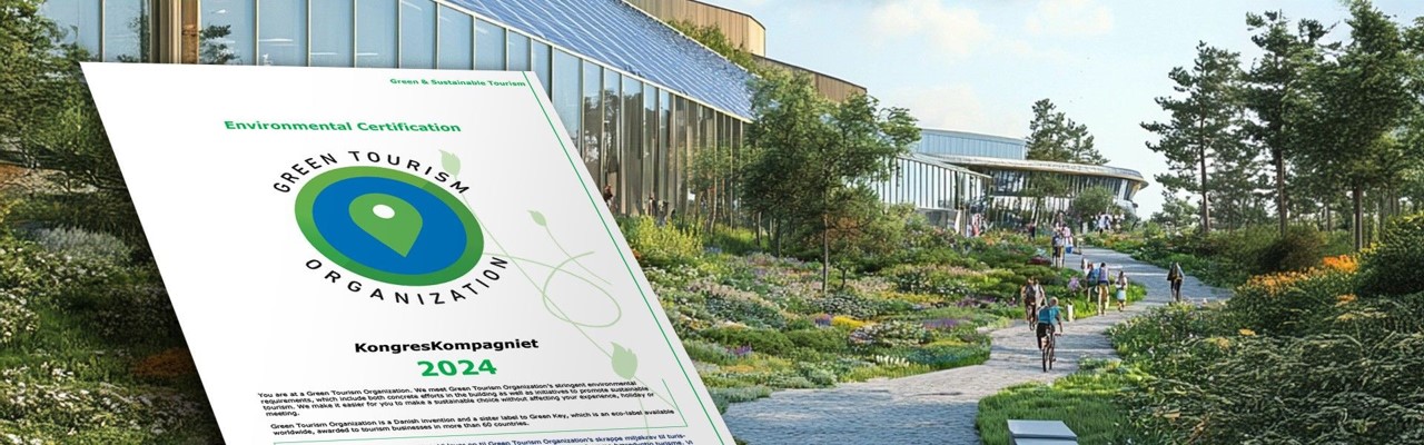 KongresKompagniet A/S får Green Tourism Organization