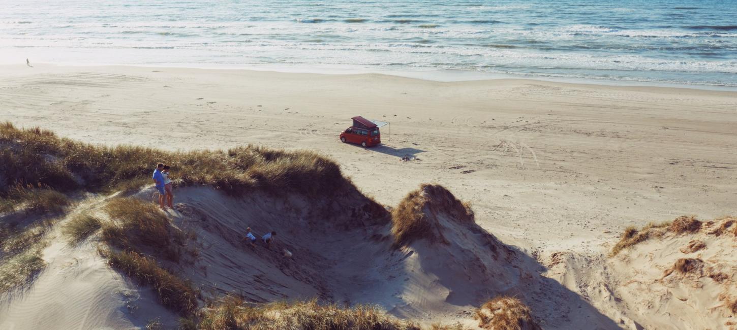 Blokhus strand set ovenfra