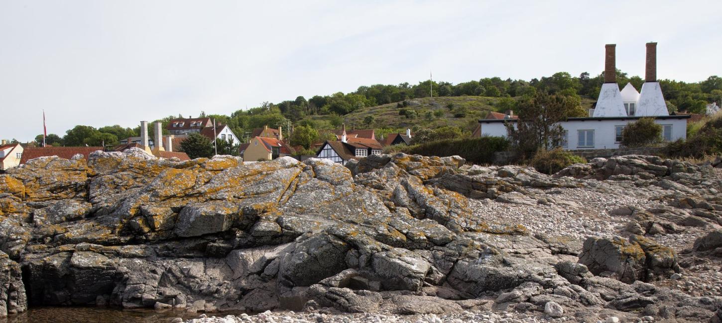 Naturfoto af Gudhjem på Bornholm