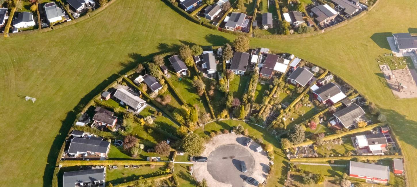 Haveforeninger placeret i en cirkel i Brøndby
