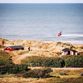 Små feriehuse i naturen